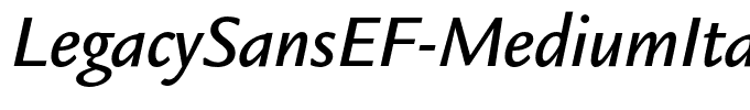 LegacySansEF-MediumItalic