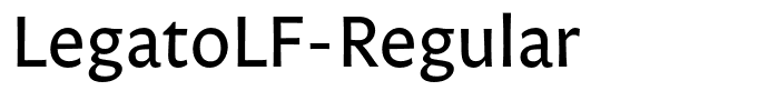 LegatoLF-Regular