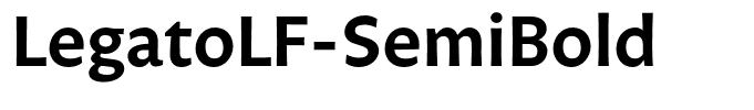 LegatoLF-SemiBold