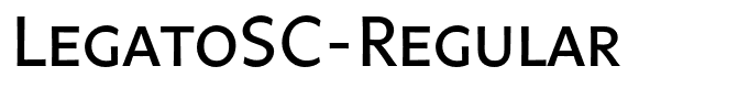 LegatoSC-Regular