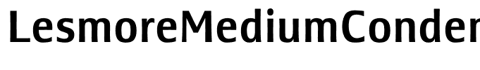 LesmoreMediumCondensed