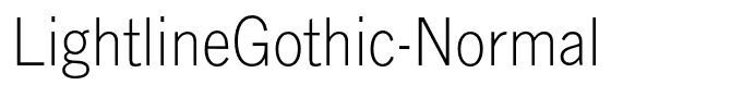 LightlineGothic-Normal
