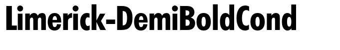 Limerick-DemiBoldCond