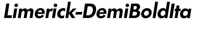 Limerick-DemiBoldIta