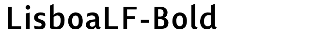 LisboaLF-Bold