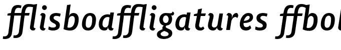 LisboaLigatures-BoldItalic