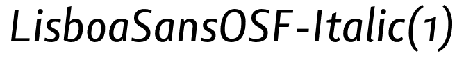 LisboaSansOSF-Italic(1)