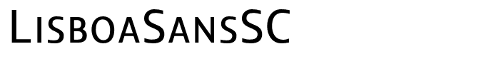 LisboaSansSC