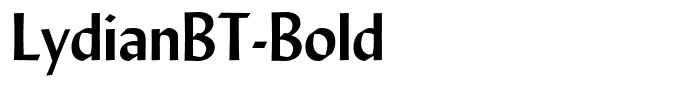 LydianBT-Bold