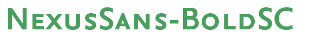 NexusSans-BoldSC