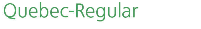 Quebec-Regular