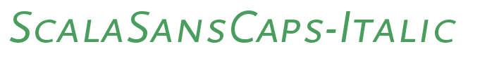 ScalaSansCaps-Italic