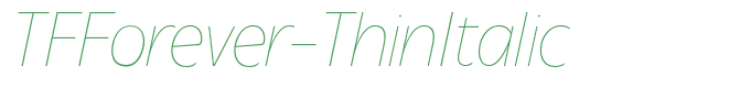 TFForever-ThinItalic