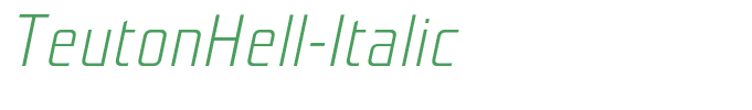 TeutonHell-Italic