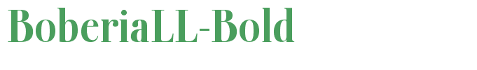BoberiaLL-Bold