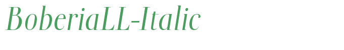 BoberiaLL-Italic