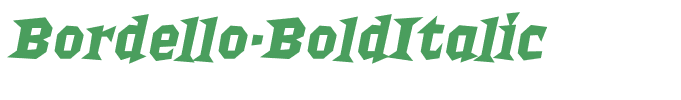Bordello-BoldItalic