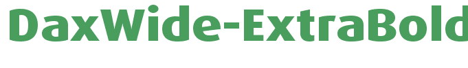 DaxWide-ExtraBold