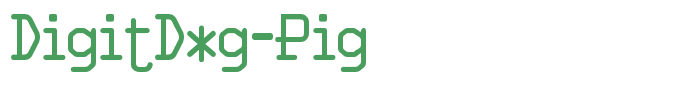 DigitDog-Pig