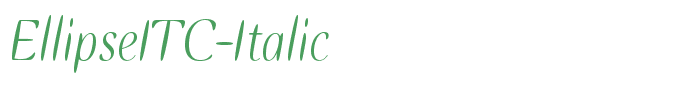EllipseITC-Italic