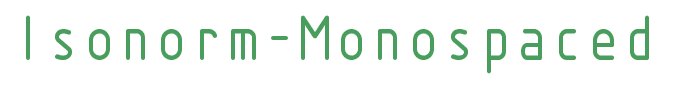 Isonorm-Monospaced