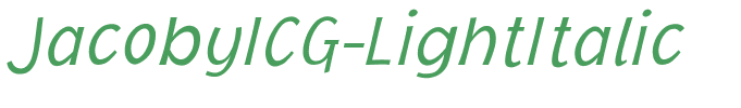 JacobyICG-LightItalic