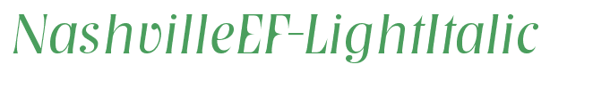 NashvilleEF-LightItalic