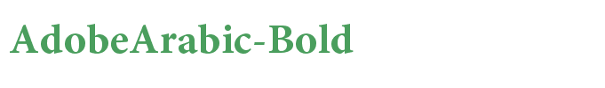 AdobeArabic-Bold