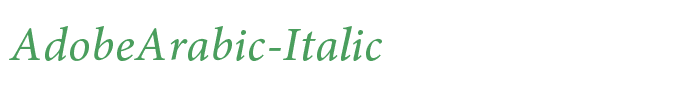 AdobeArabic-Italic