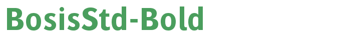 BosisStd-Bold