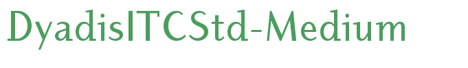 DyadisITCStd-Medium