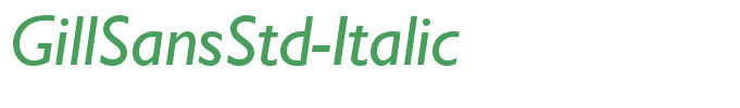 GillSansStd-Italic