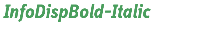 InfoDispBold-Italic
