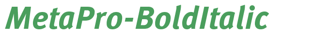 MetaPro-BoldItalic