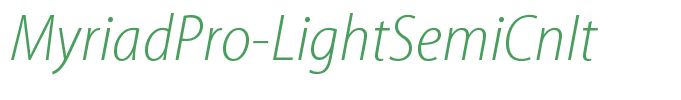MyriadPro-LightSemiCnIt
