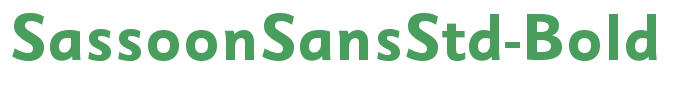 SassoonSansStd-Bold