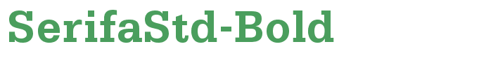 SerifaStd-Bold