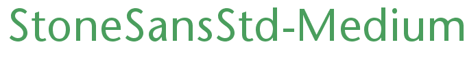 StoneSansStd-Medium
