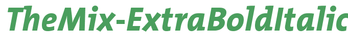 TheMix-ExtraBoldItalic