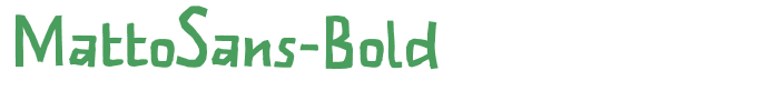 MattoSans-Bold