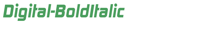 Digital-BoldItalic