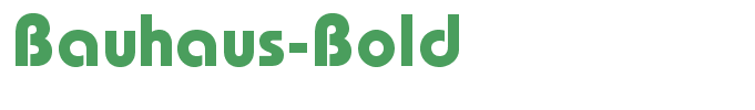 Bauhaus-Bold
