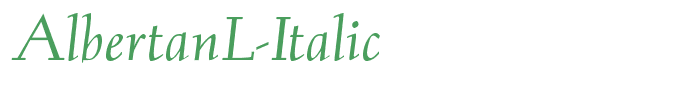 AlbertanL-Italic