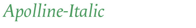 Apolline-Italic