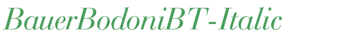 BauerBodoniBT-Italic
