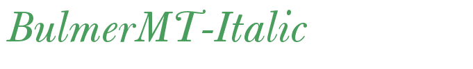 BulmerMT-Italic