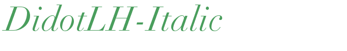 DidotLH-Italic