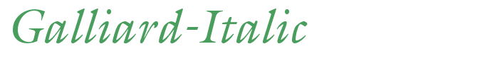 Galliard-Italic