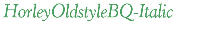 HorleyOldstyleBQ-Italic