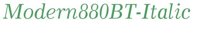 Modern880BT-Italic